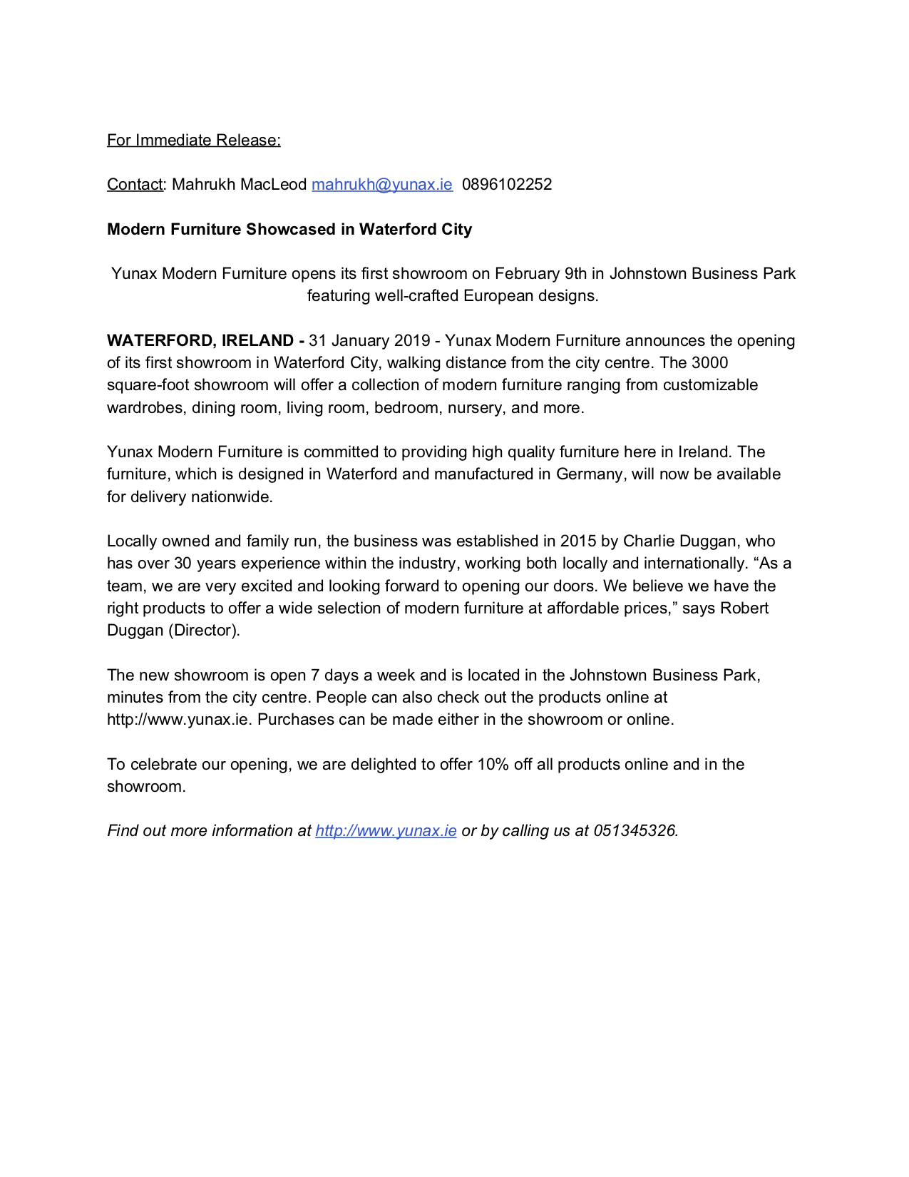 Press-Release-YUNAX-Opening